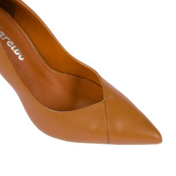 Elegantní dámské boty 1330 koňakově hnědé