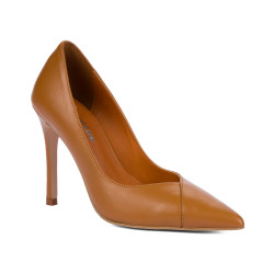 Elegantní dámské boty 1330 koňakově hnědé