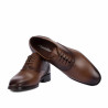 Elegantní pánské boty 9007 a hnědá