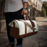 Cestovní taška 305g 01 béžová+hnědá lifestyle