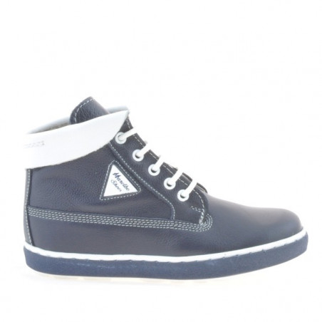 Dětské boty 3206 indigo + bílá