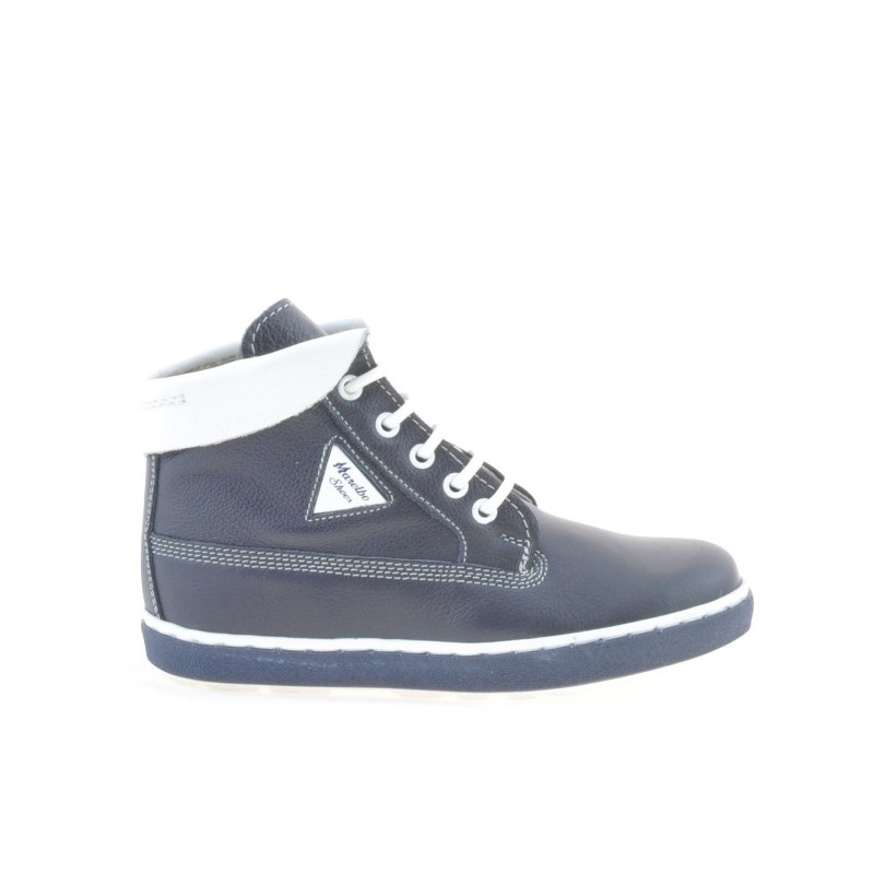 Dětské boty 3206 indigo + bílá