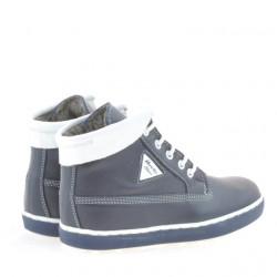 Dětské boty 3206 indigo + bílá