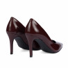 Elegantní dámské boty 1372 lak bordo