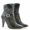 Dámské boty 1102 crep lak černé