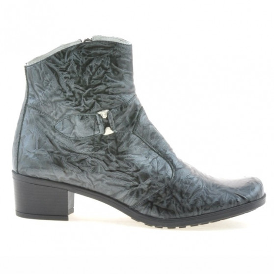 Dámské boty 232 lakované šedé crep