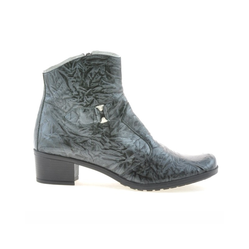Dámské boty 232 lakované šedé crep