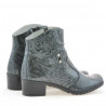 Dámské boty 232 lakované šedé crep