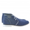 Pánské boty 454 indigo velur+bílá