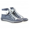 Dámské boty 258 biz indigo+bílá