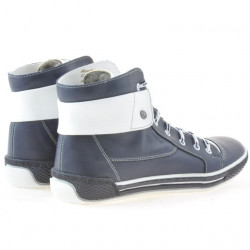 Dámské boty 258 biz indigo+bílá
