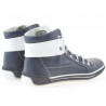 Dámské boty 258 biz indigo+bílá