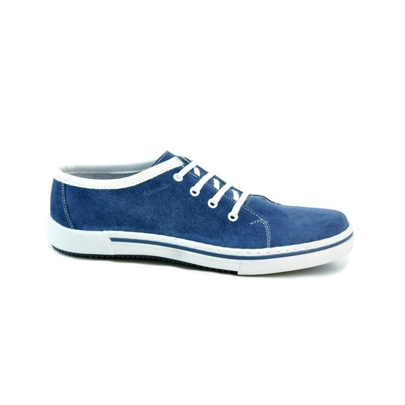 Pánské ležérní / sportovní boty 722 indigo velur