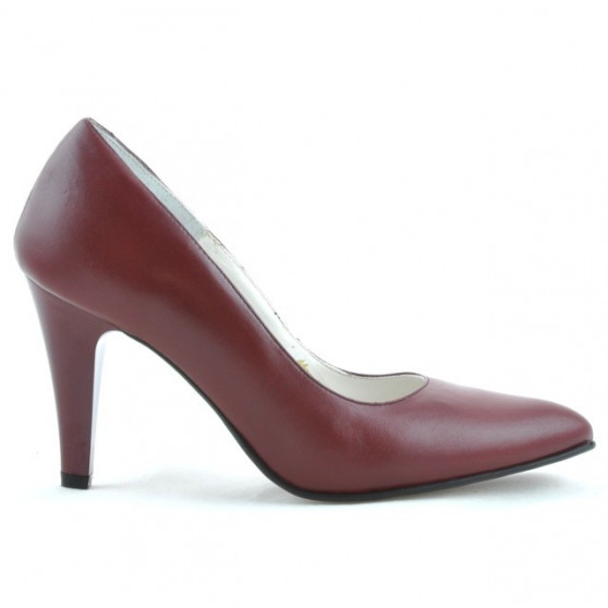 Elegantní dámské boty 1234 vínové