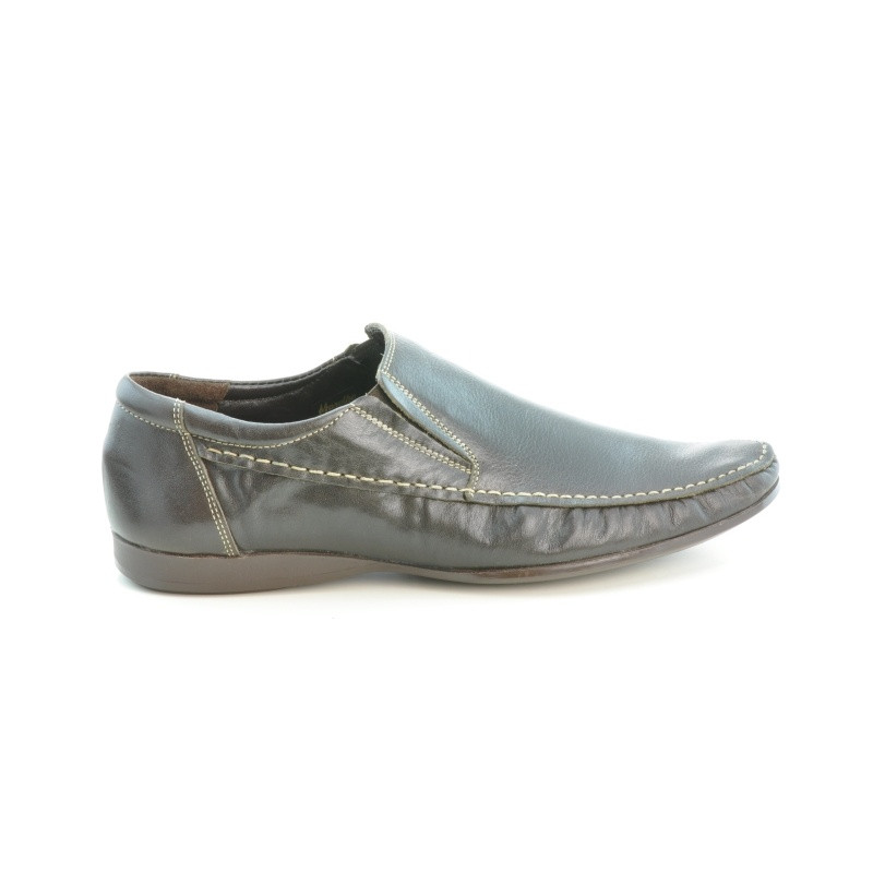 Pánské ležérní / elegantní boty 861 káva