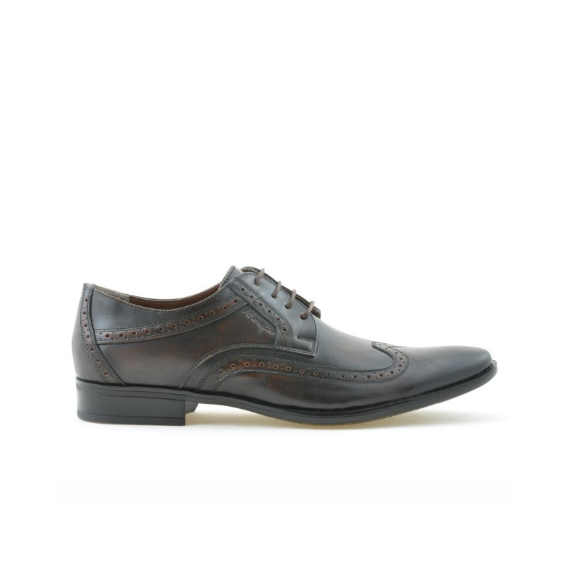Elegantní pánské boty 797 a hnědá