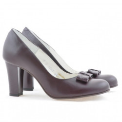 Elegantní dámské boty 1245 bordo