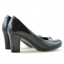 Dámské casual / elegantní boty 643 lak černá