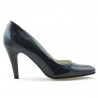 Elegantní dámské boty 1234 lak indigo