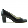 Elegantní dámské boty 1217 lakované černé