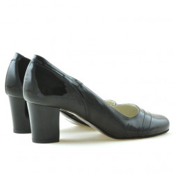 Elegantní dámské boty 1217 lakované černé