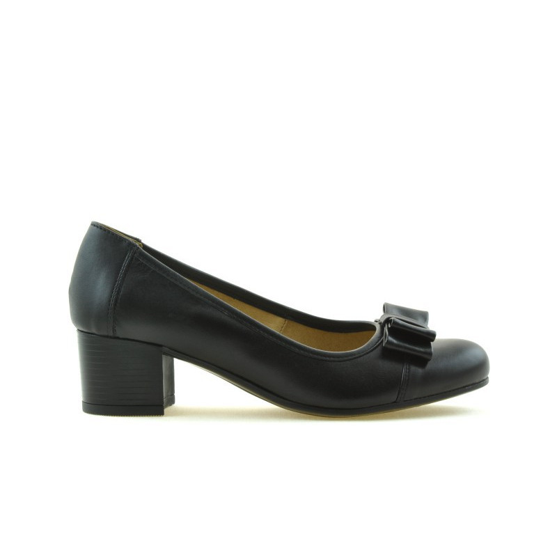 Dámské ležérní / elegantní boty 636 černé