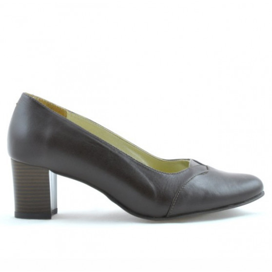 Dámské elegantní boty ( široký model ) 1072xxl káva