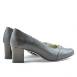 Dámské elegantní boty ( široký model ) 1072xxl káva